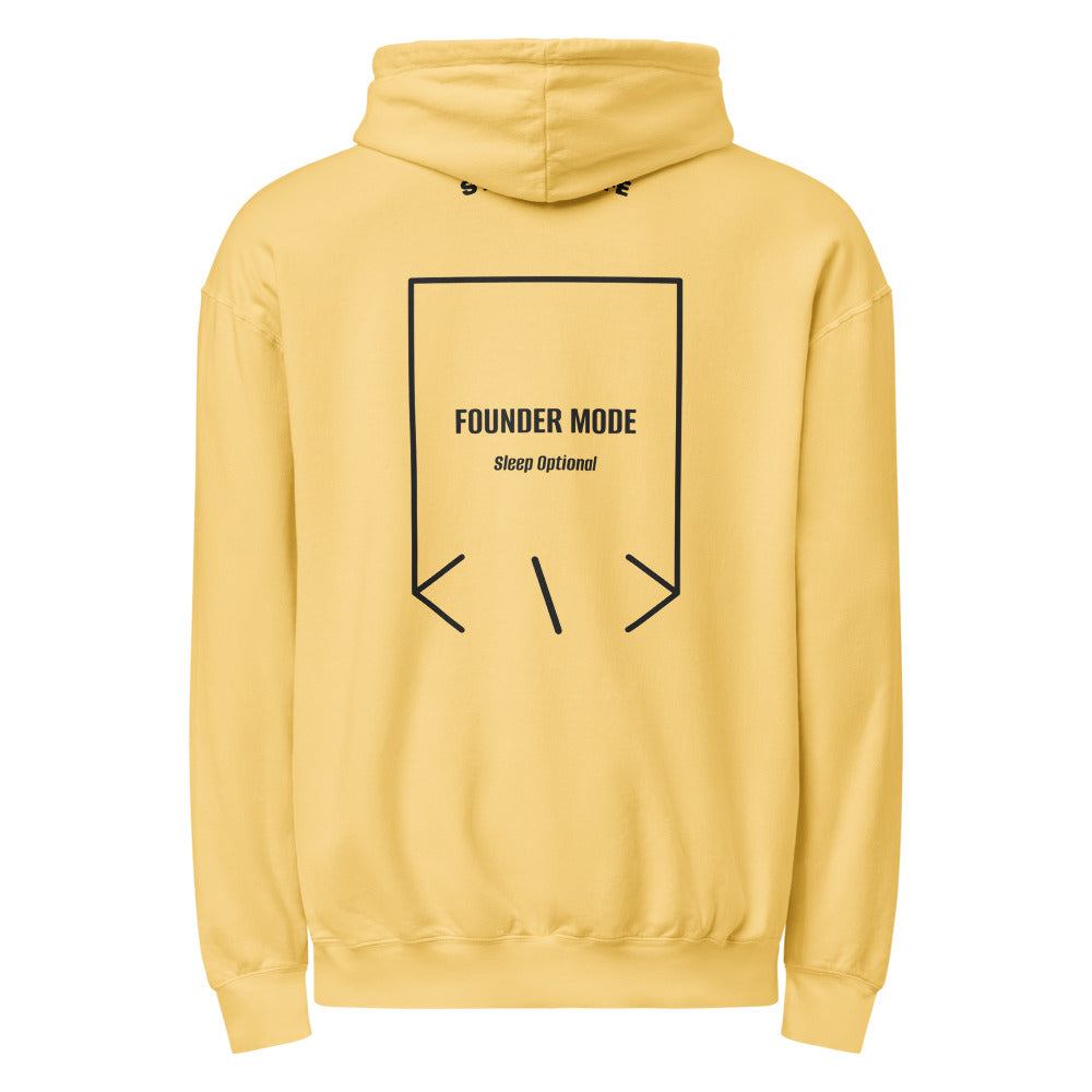 Founder Mode — Butter Black back mockup