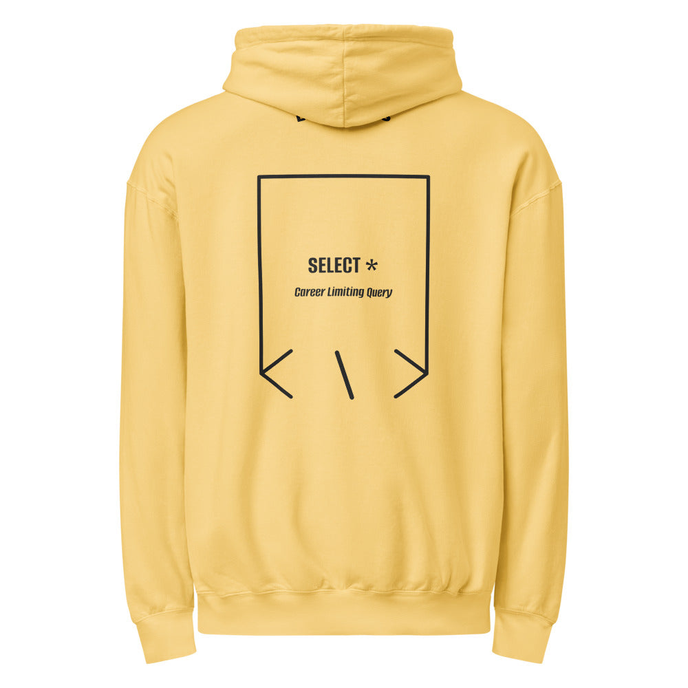 SELECT * — Butter Black back mockup