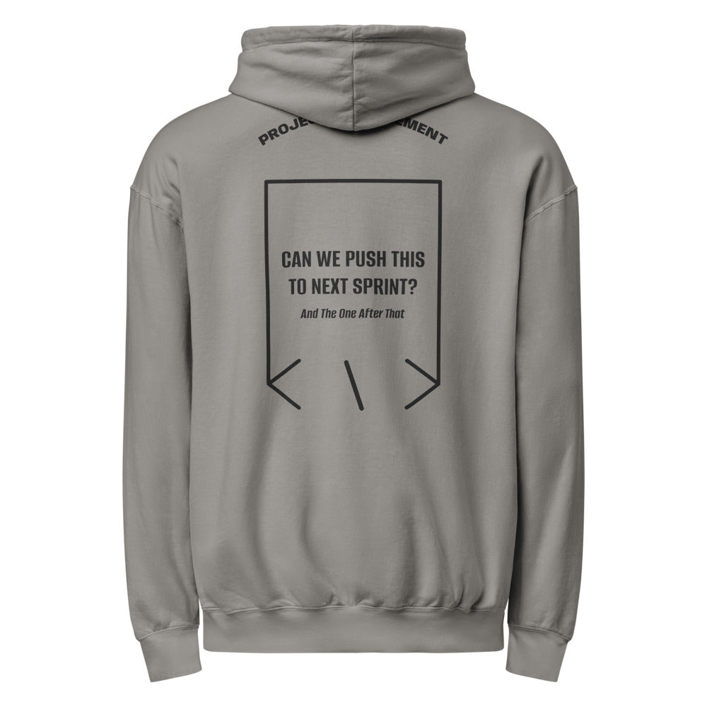 Can We Push This To Next Sprint? — Grey Black back mockup