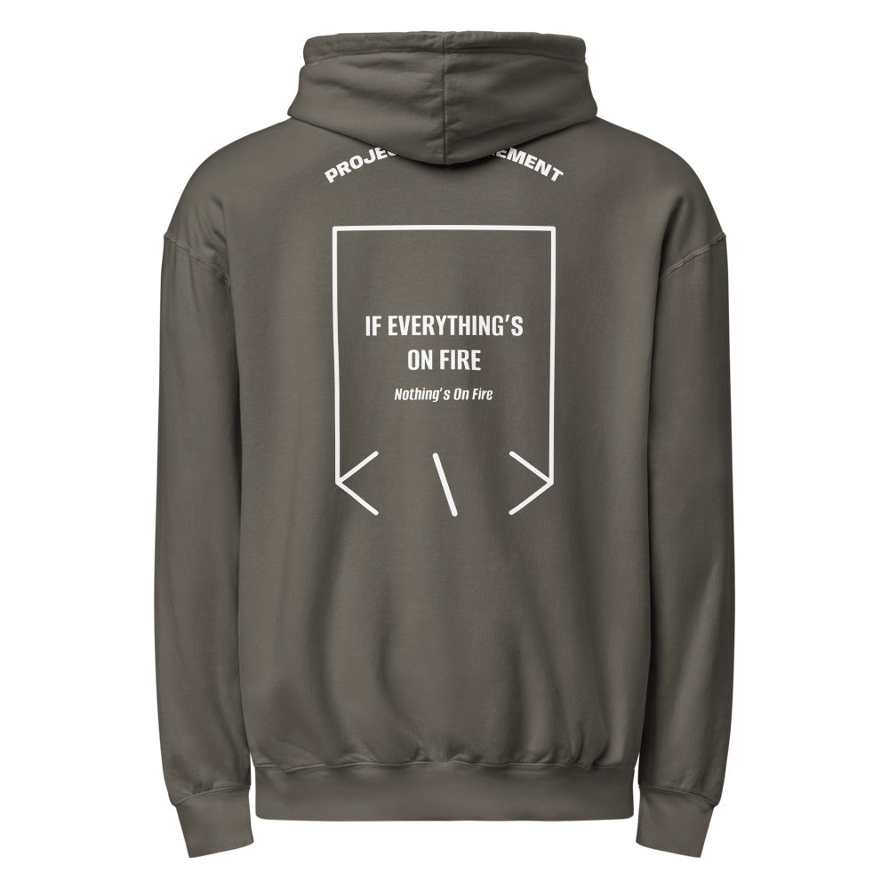 If Everything’s On Fire — Pepper White back mockup
