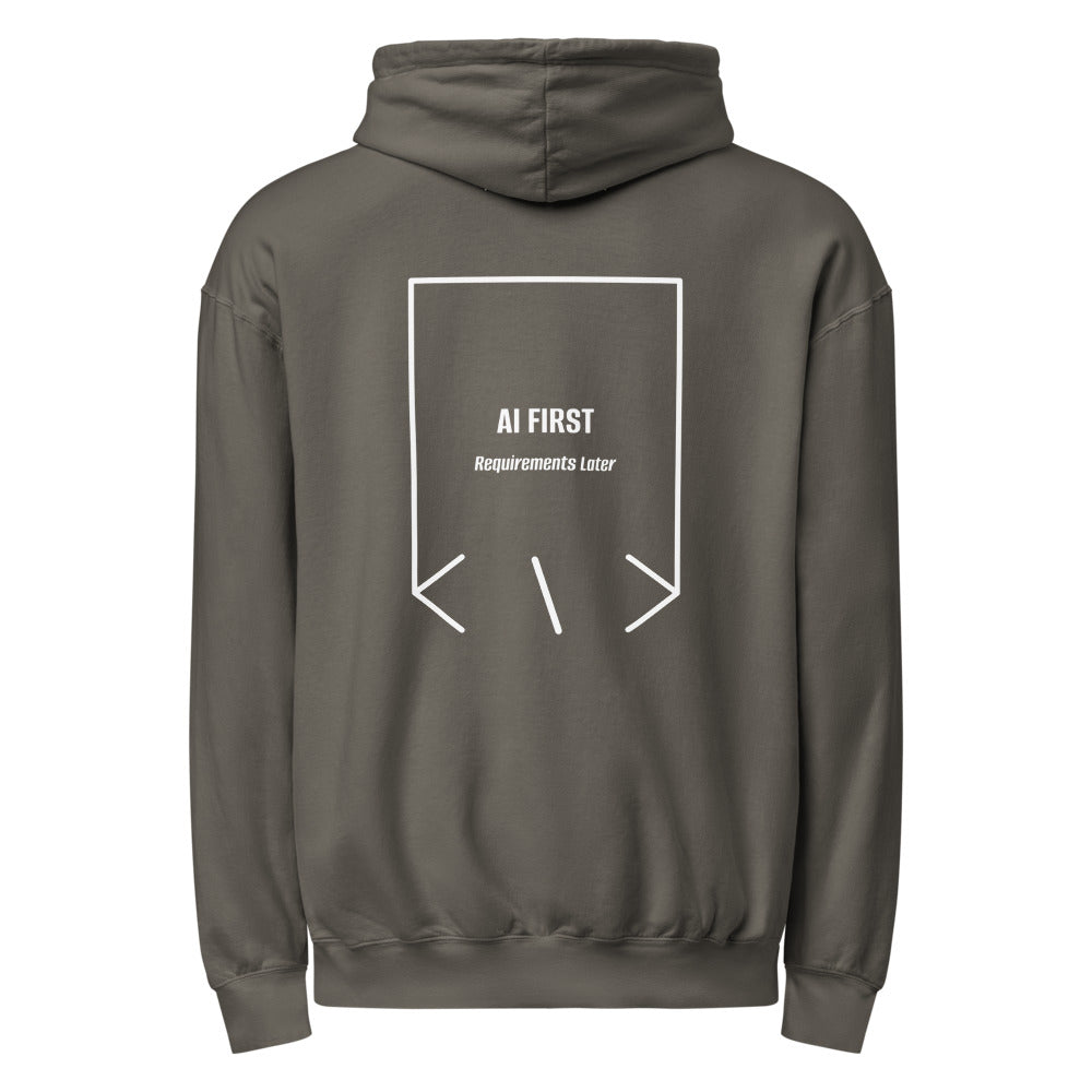 AI First — Pepper White back mockup