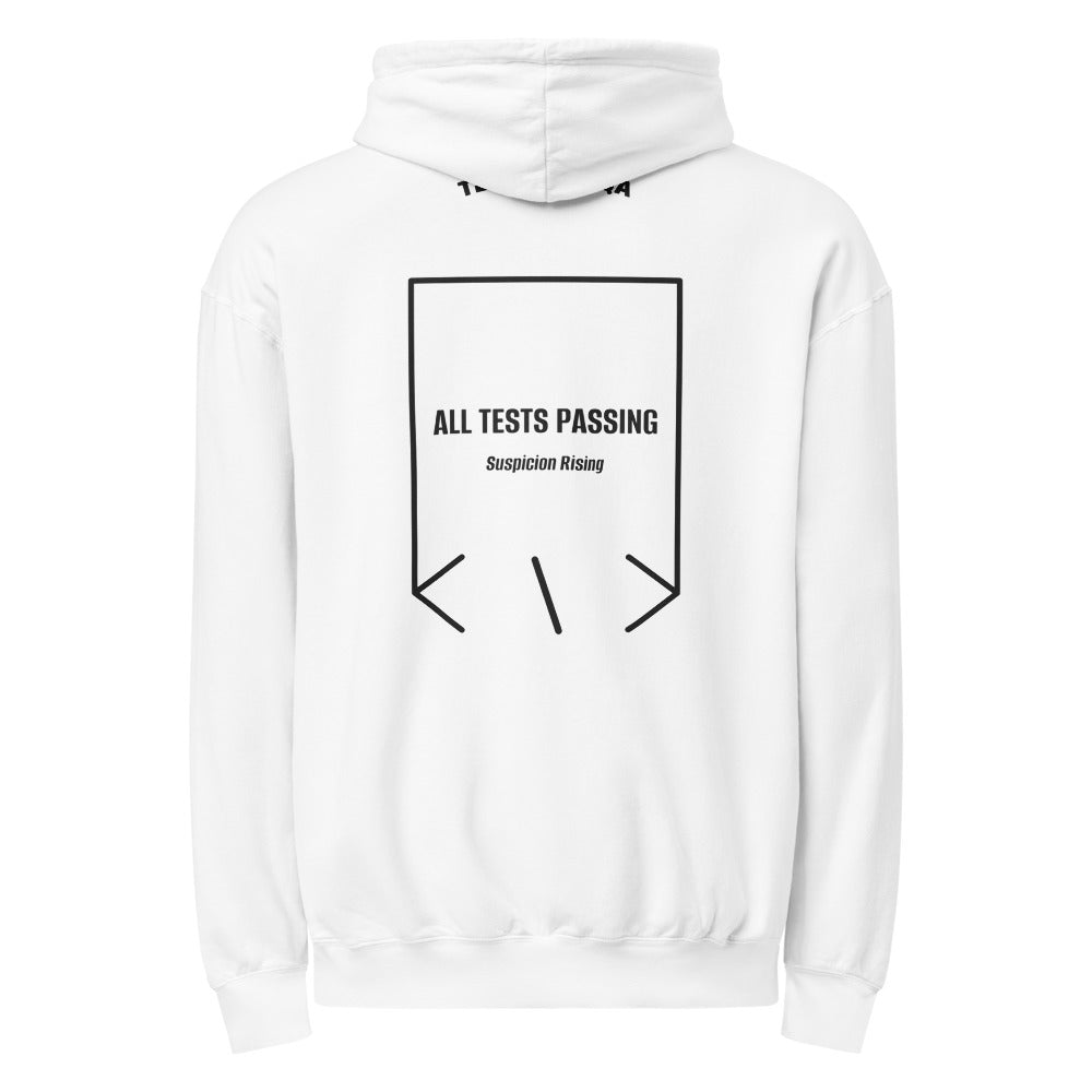 All Tests Passing — secondary back mockup