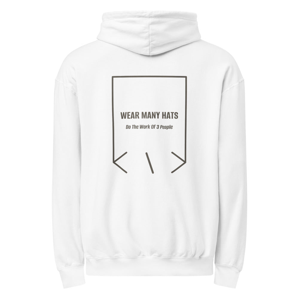 Wear Many Hats — secondary back mockup