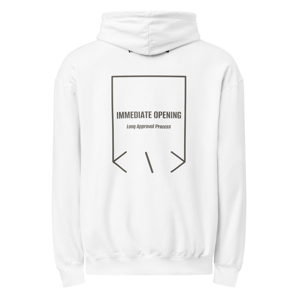 Immediate Opening — White Pepper back mockup