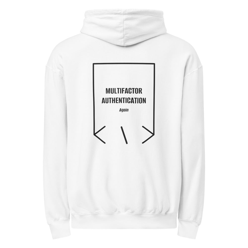 Multifactor Authentication — White Black back mockup