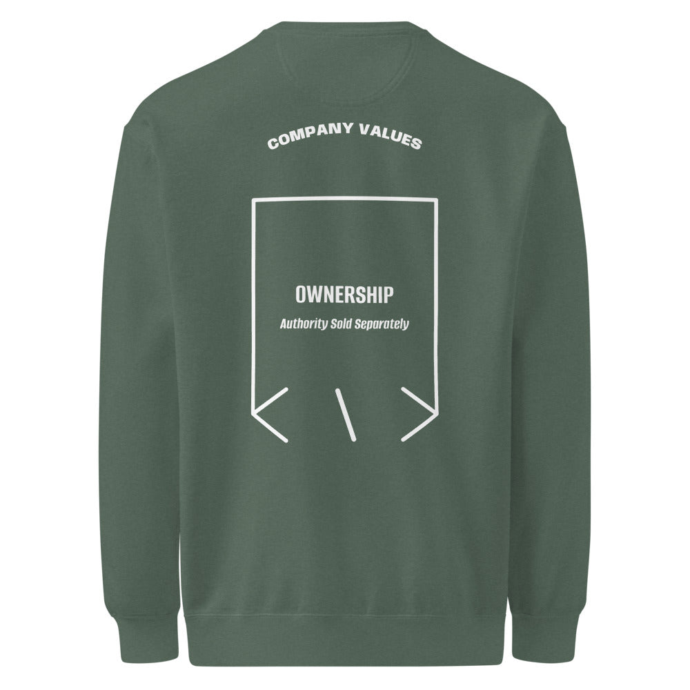 Ownership — Blue Spruce White back mockup
