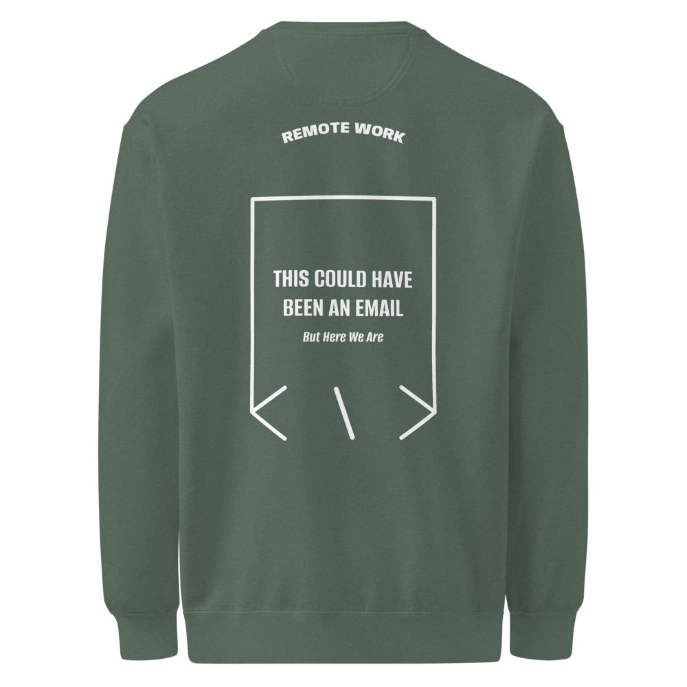 This Could Have Been An Email — Blue Spruce White back mockup