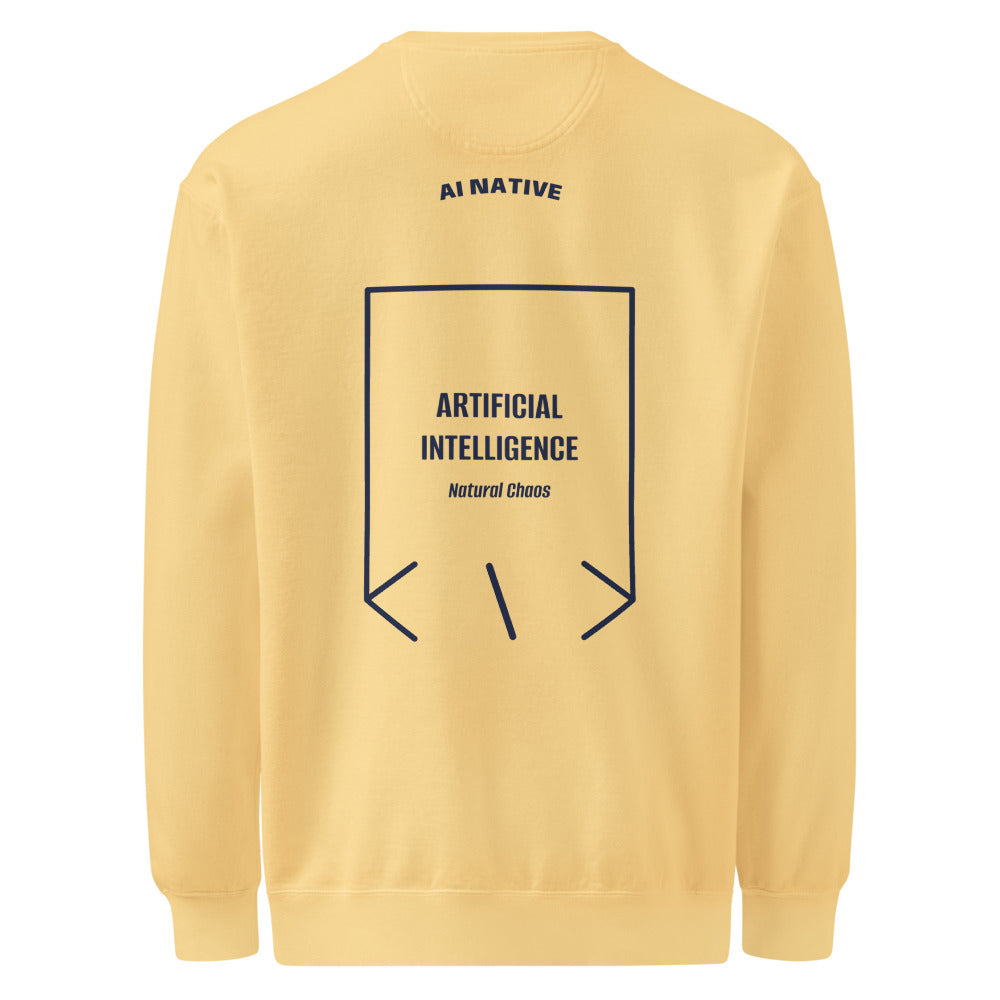 Artificial Intelligence — Butter True Navy back mockup