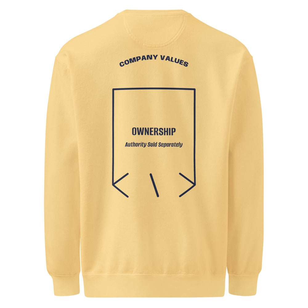 Ownership — Butter True Navy back mockup