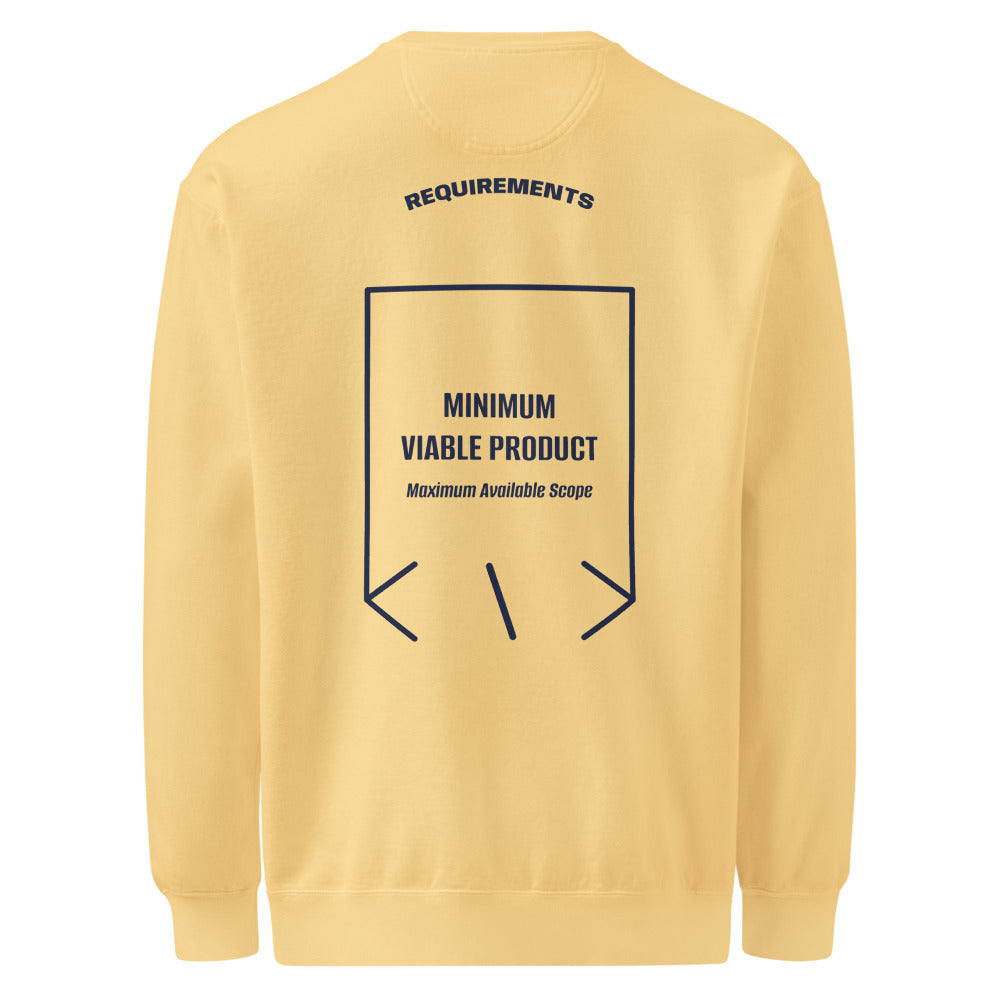 Minimum Viable Product — Butter True Navy back mockup