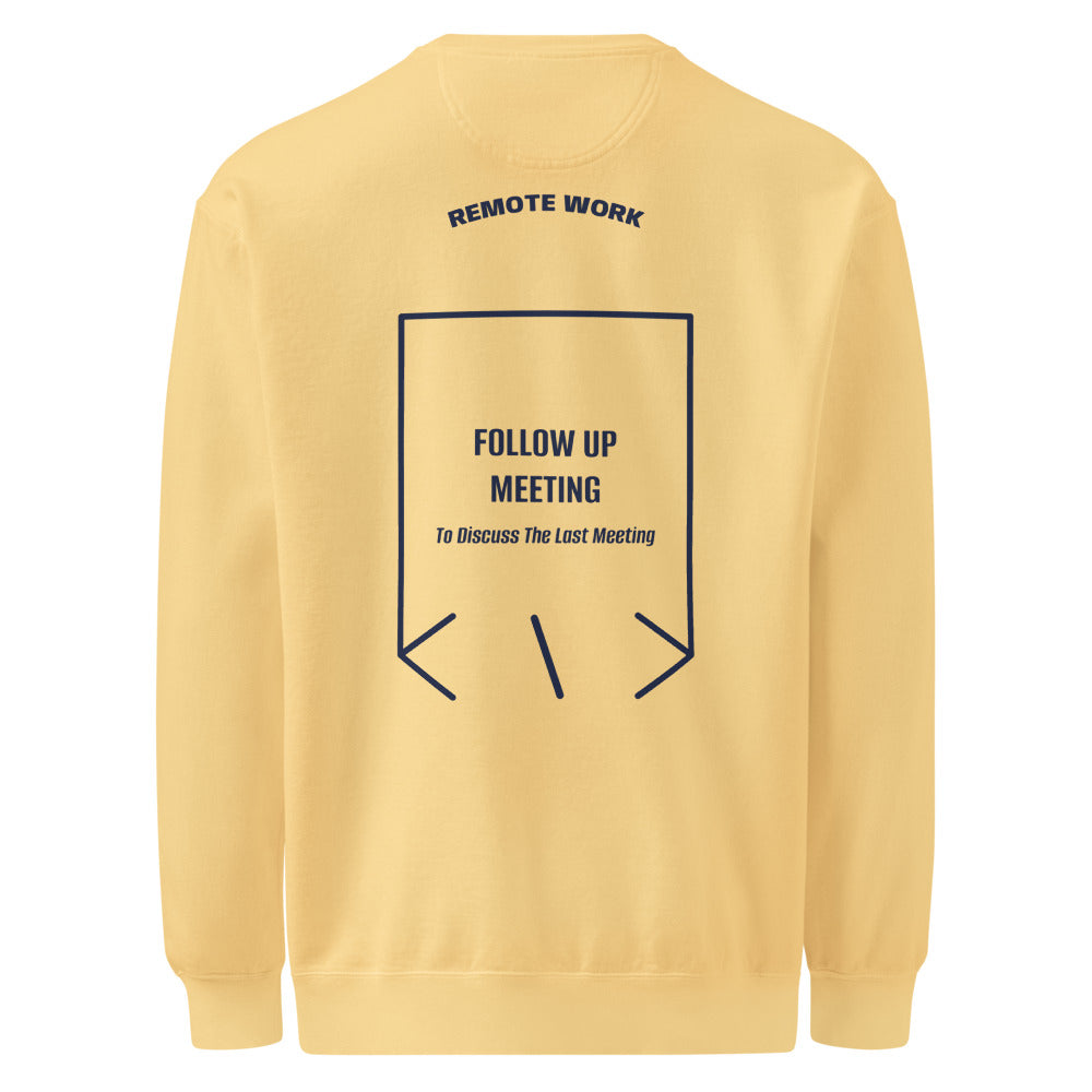 Follow Up Meeting — Butter True Navy back mockup