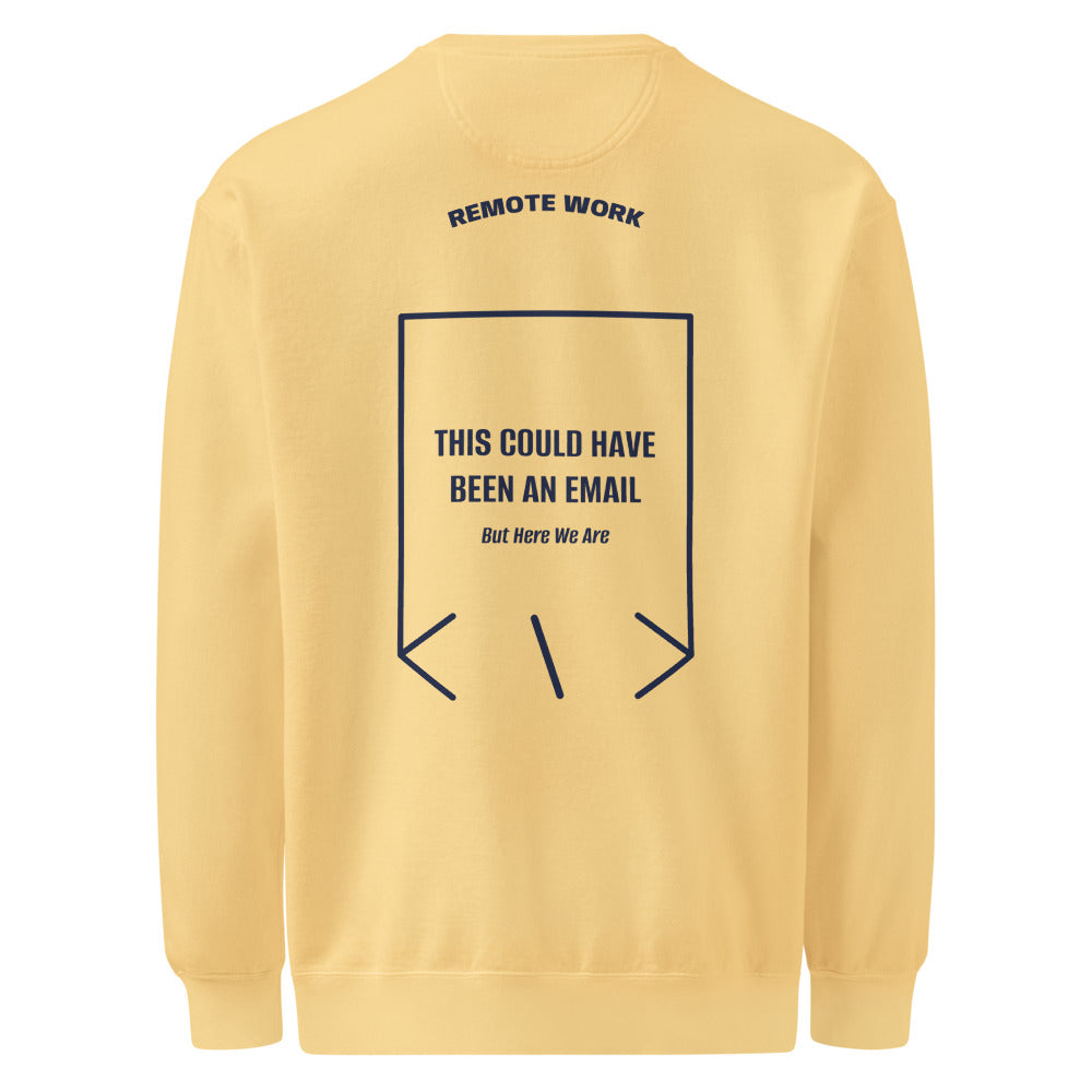 This Could Have Been An Email — Butter True Navy back mockup