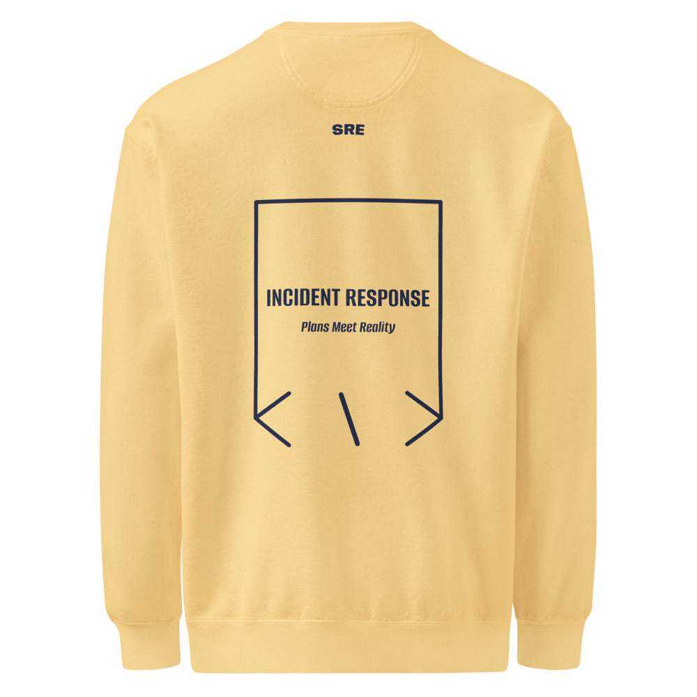 Incident Response — Butter True Navy back mockup