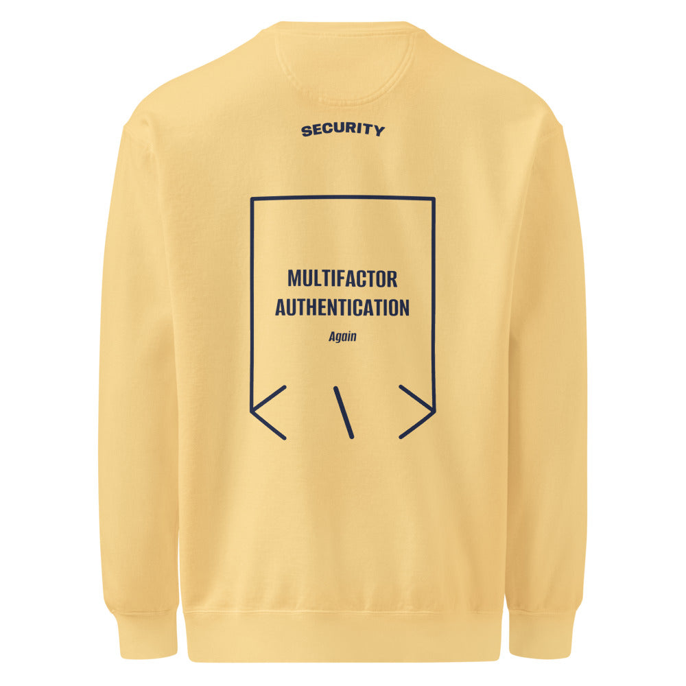 Multifactor Authentication — Butter True Navy back mockup
