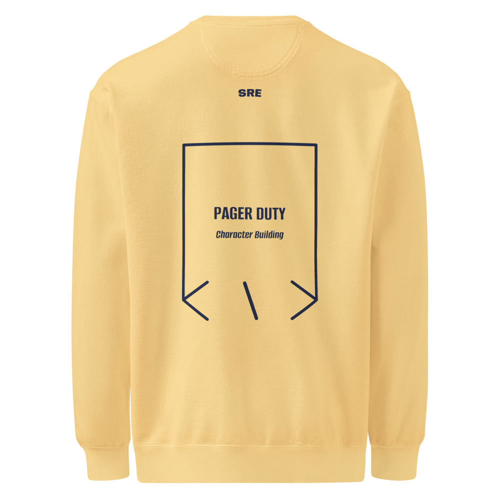 Pager Duty — Butter True Navy back mockup