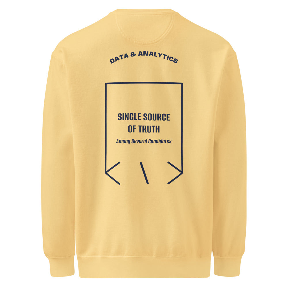 Single Source Of Truth — Butter True Navy back mockup