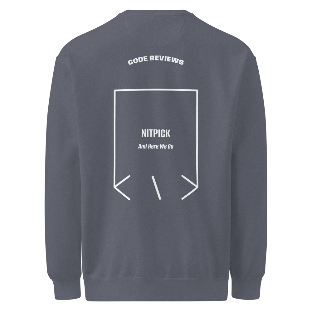 Nitpick — Denim White back mockup