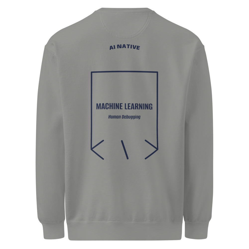 Machine Learning — Grey True Navy back mockup