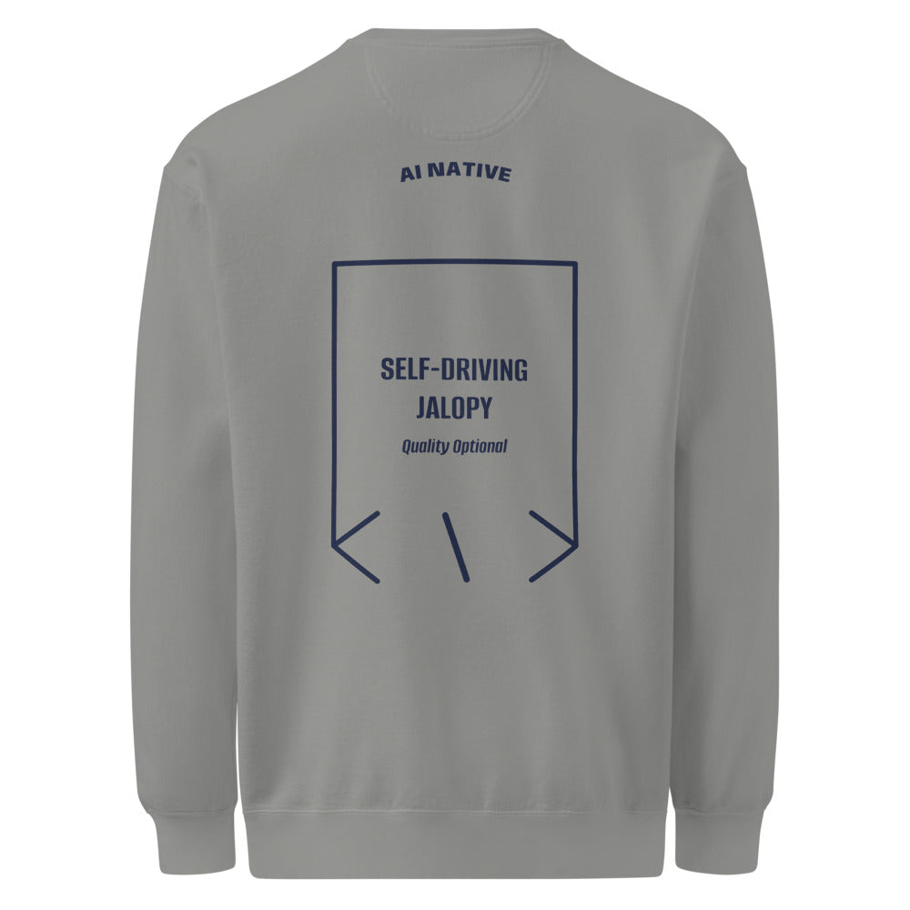 Self-Driving Jalopy — secondary back mockup
