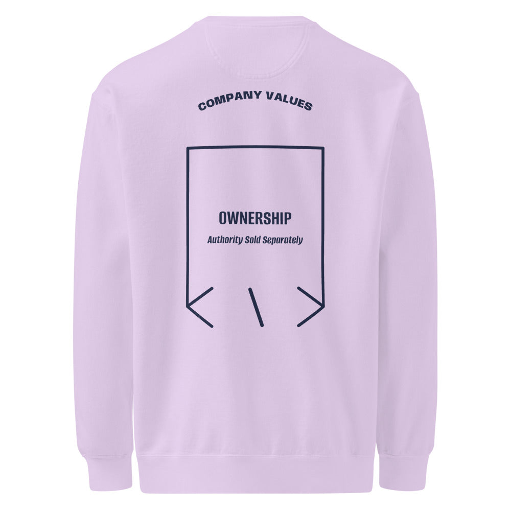 Ownership — Orchid True Navy back mockup