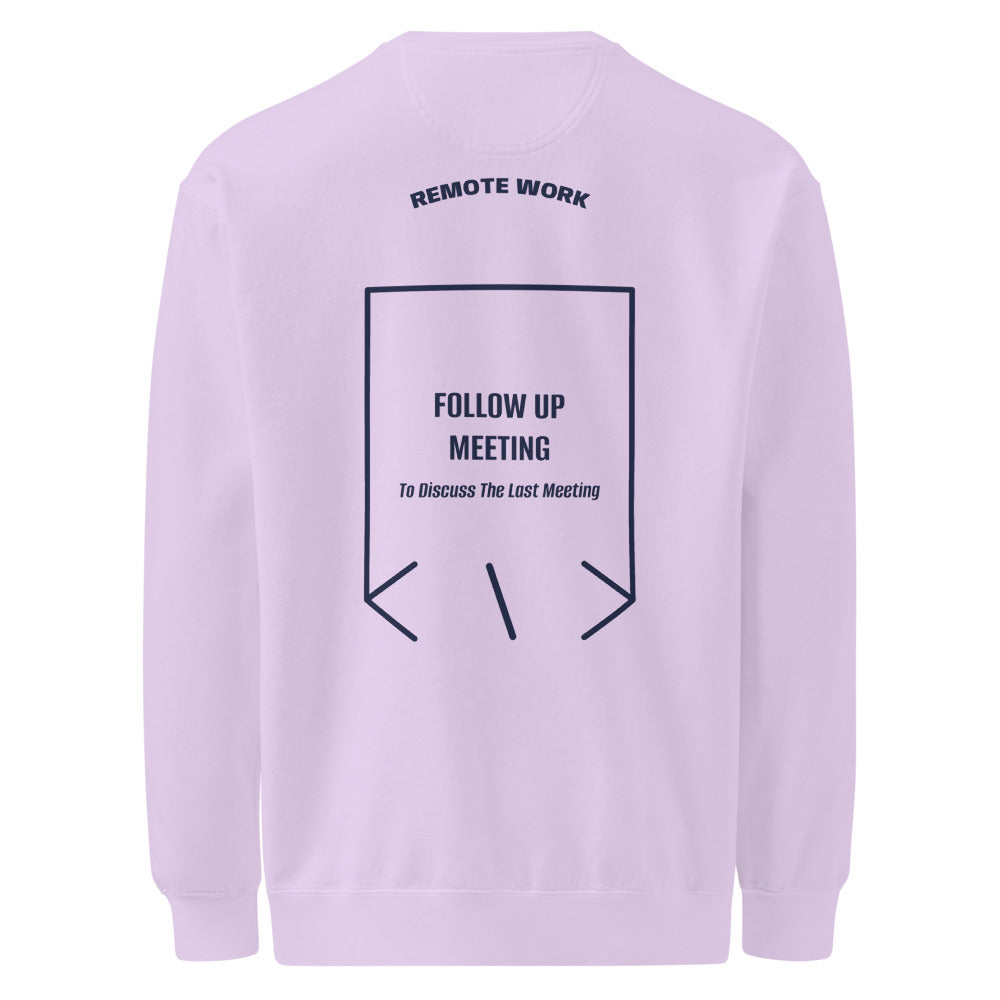 Follow Up Meeting — Orchid True Navy back mockup