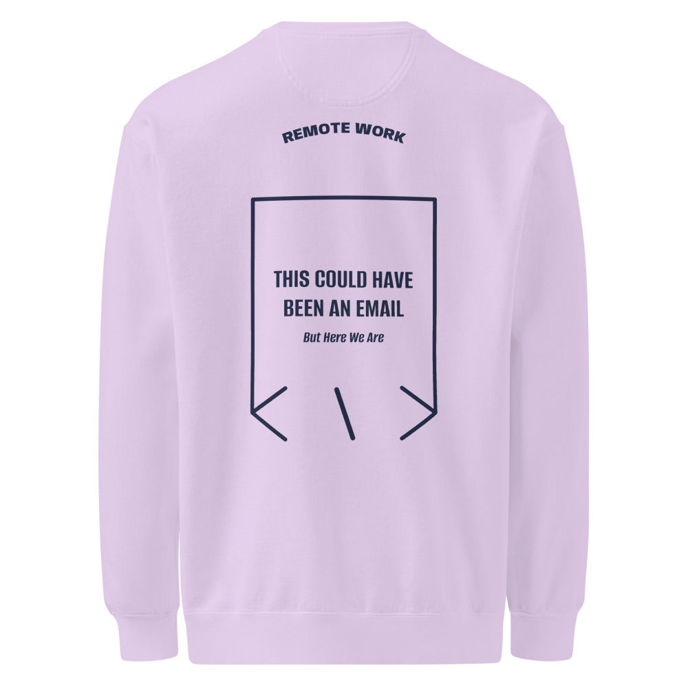 This Could Have Been An Email — Orchid True Navy back mockup