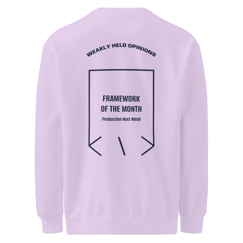 Framework Of The Month — Orchid True Navy back mockup