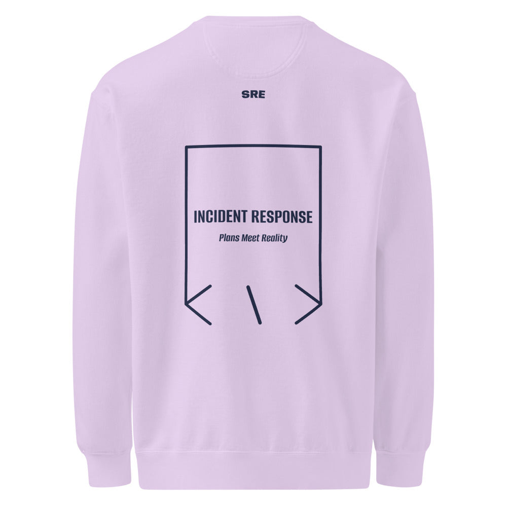Incident Response — secondary back mockup