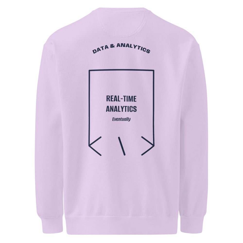 Real-Time Analytics — Orchid True Navy back mockup