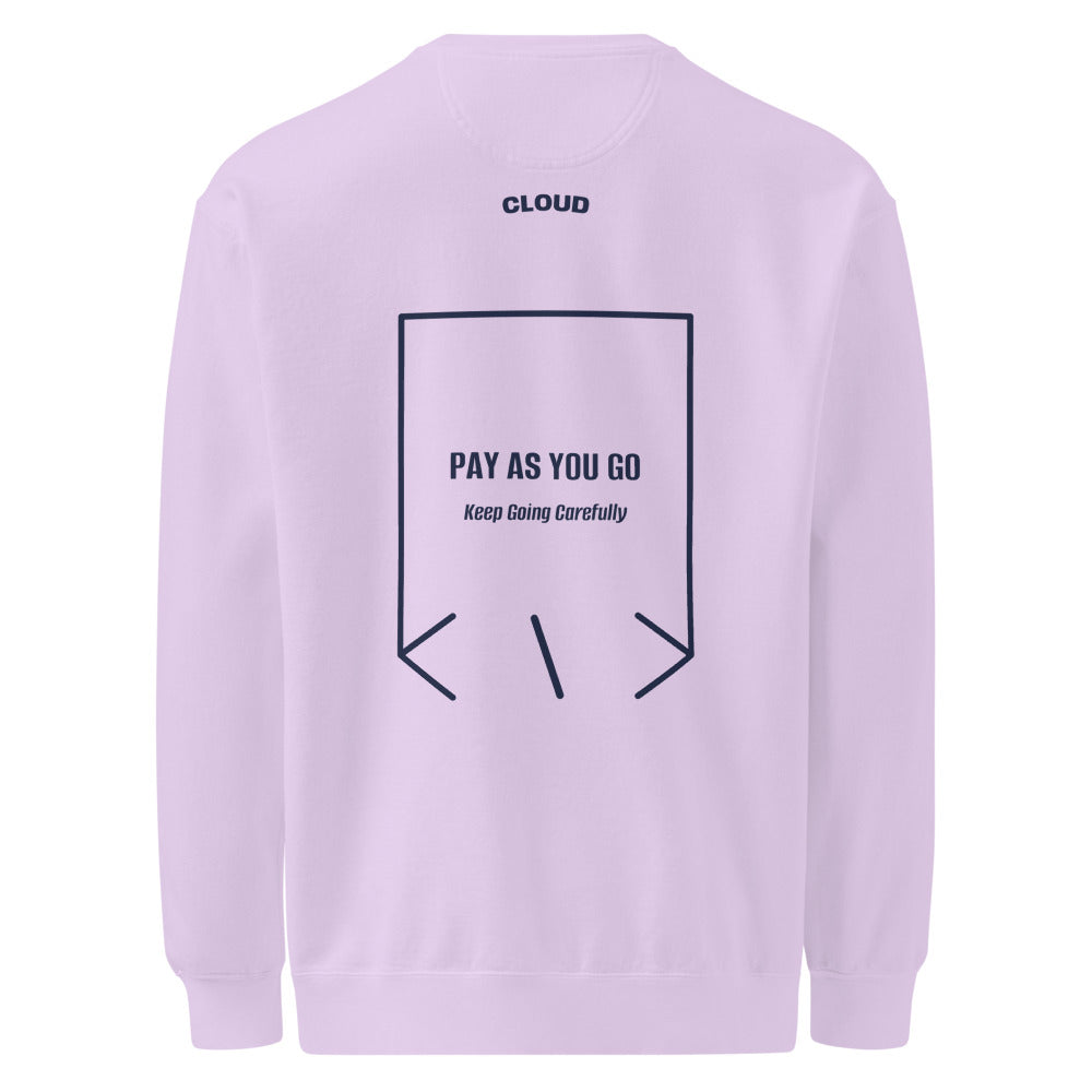 Pay As You Go — Orchid True Navy back mockup