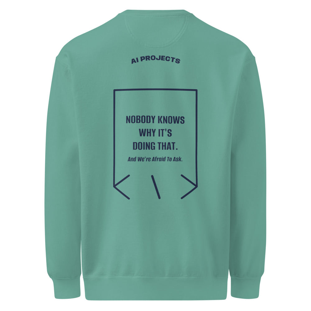 Nobody Knows Why It's Doing That. — secondary back mockup