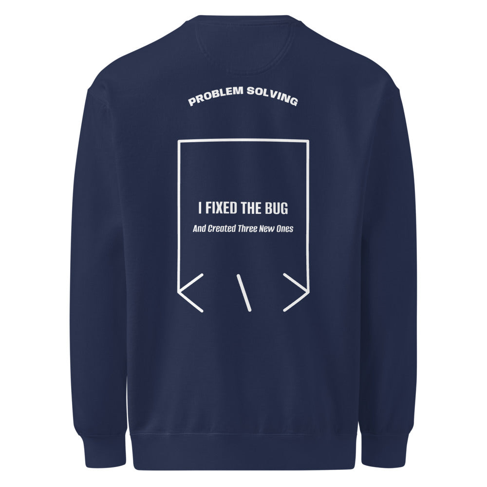 I Fixed The Bug — secondary back mockup