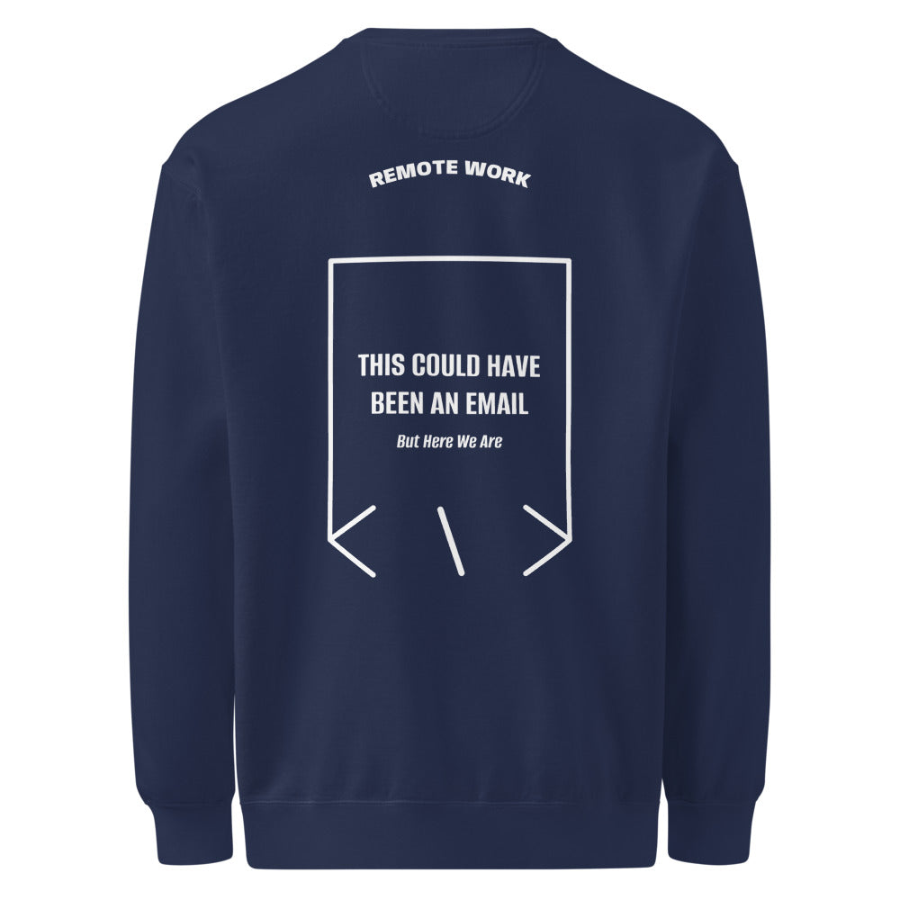 This Could Have Been An Email — True Navy White back mockup