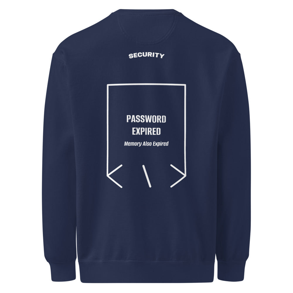 Password Expired — True Navy White back mockup
