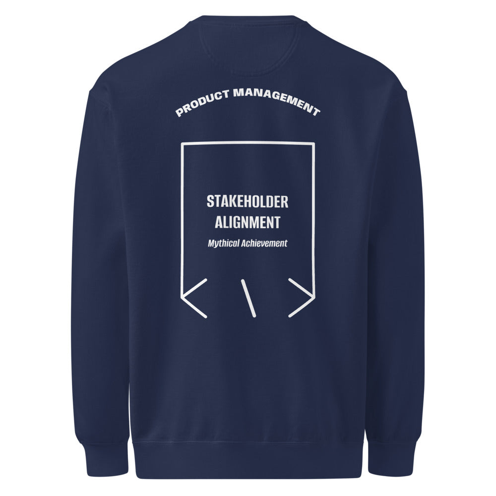 Stakeholder Alignment — True Navy White back mockup