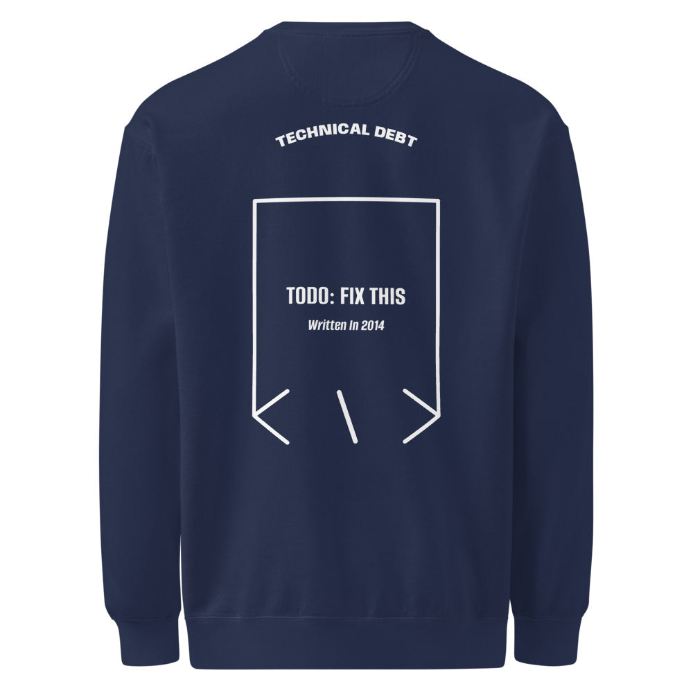 TODO: Fix This — True Navy White back mockup