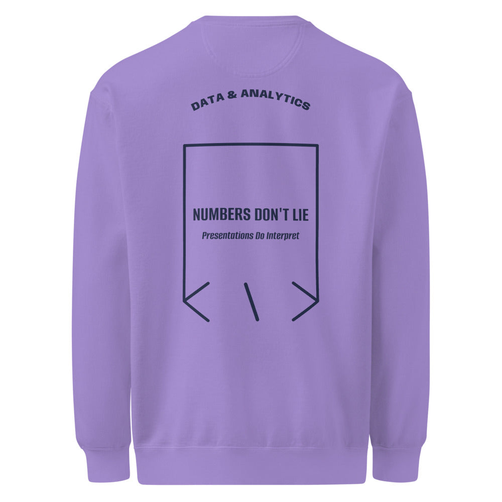 Numbers Don't Lie — Violet True Navy back mockup