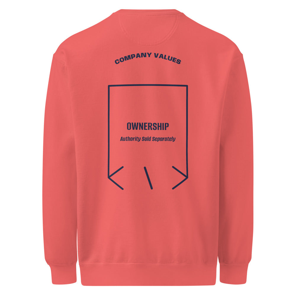 Ownership — Watermelon True Navy back mockup