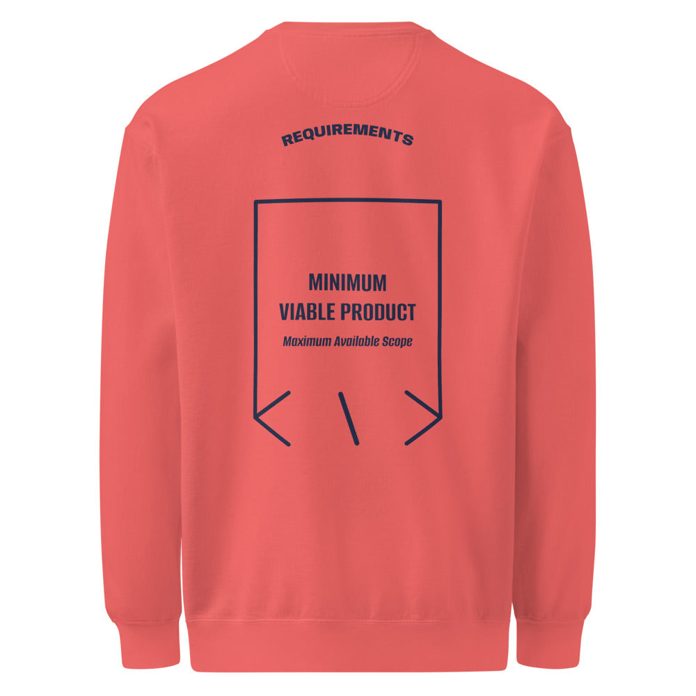 Minimum Viable Product — Watermelon True Navy back mockup