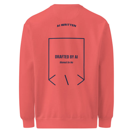 Drafted By AI — secondary back mockup