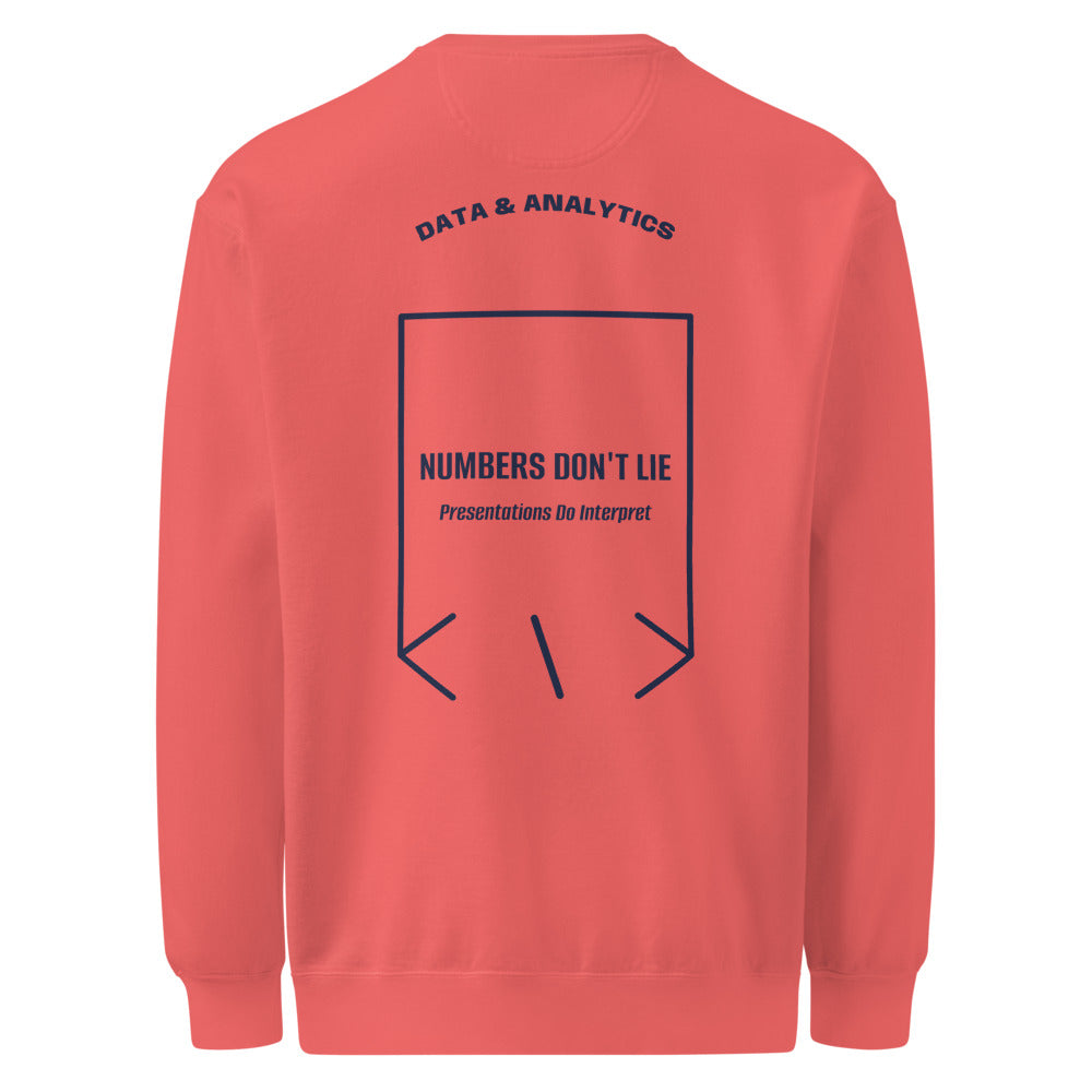 Numbers Don't Lie — Watermelon True Navy back mockup