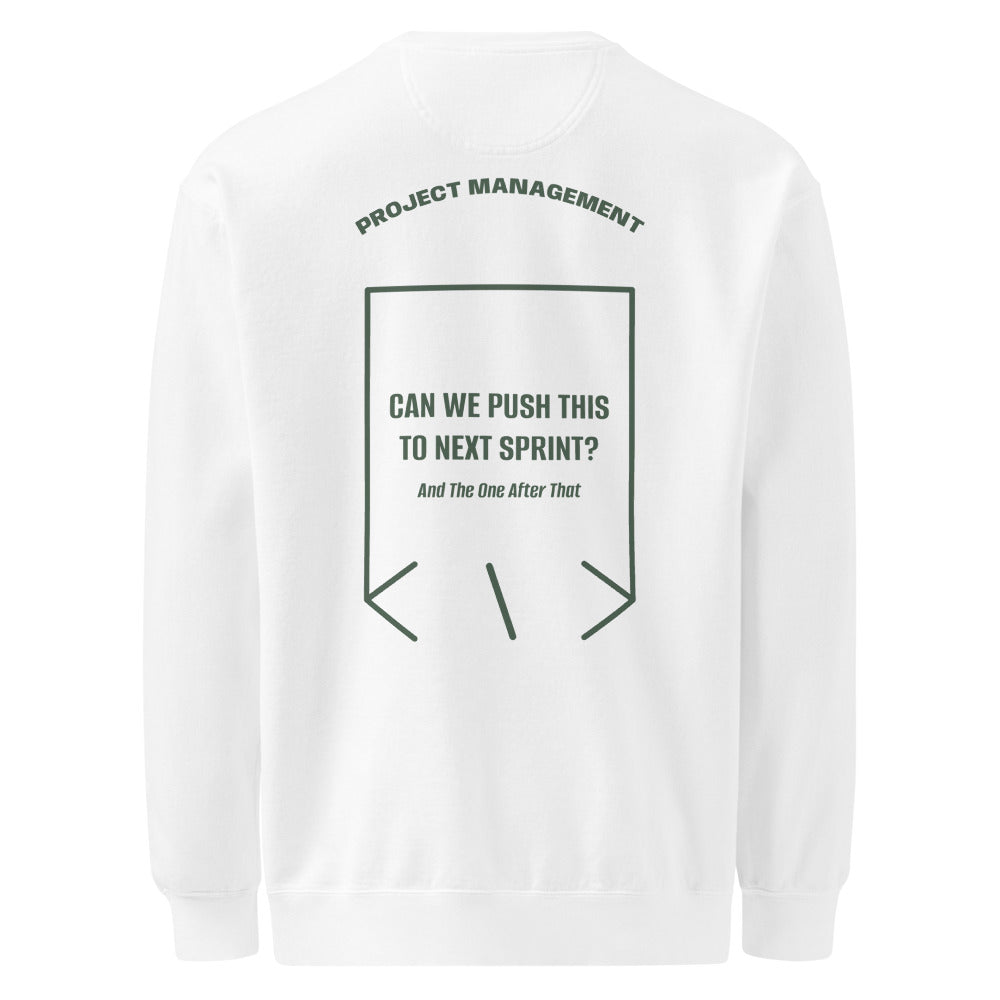 Can We Push This To Next Sprint? — secondary back mockup