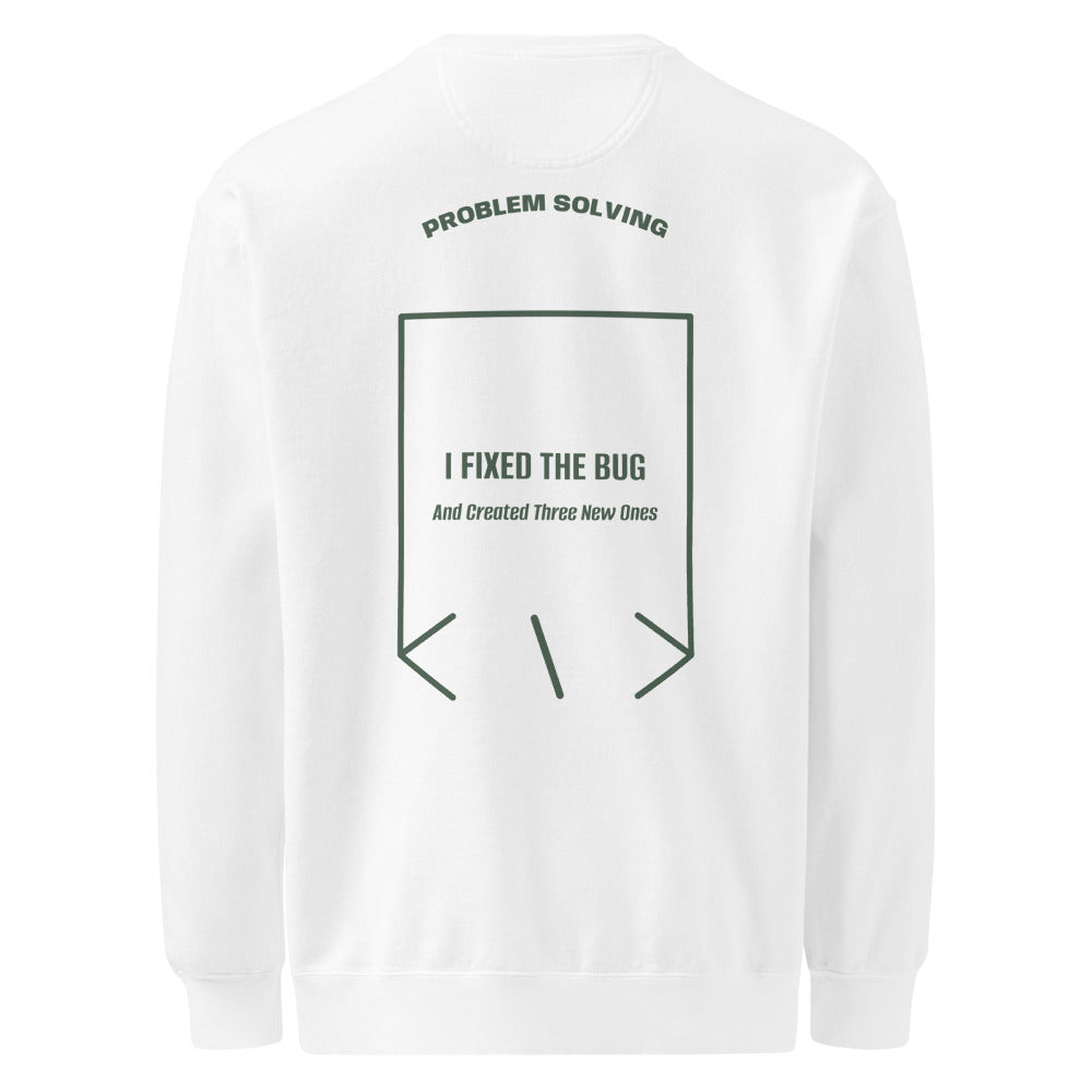 I Fixed The Bug — White Blue Spruce back mockup