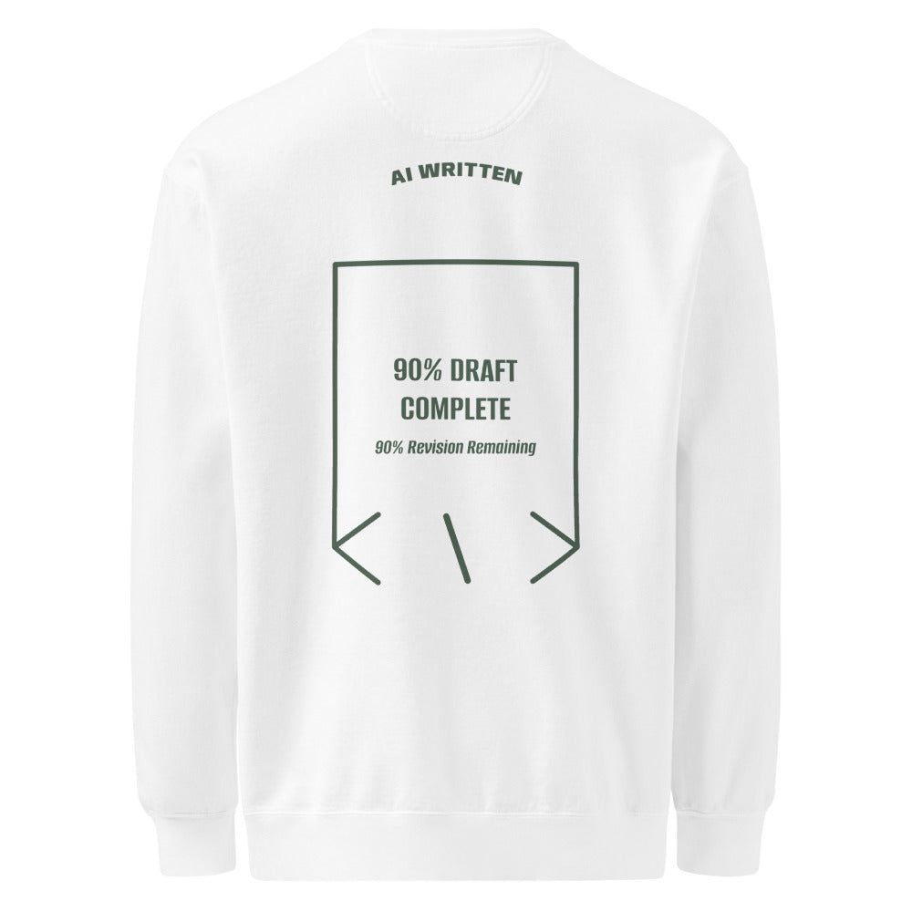 90% Draft Complete — White Blue Spruce back mockup