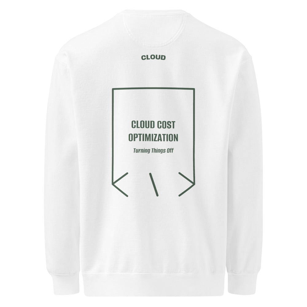 Cloud Cost Optimization — White Blue Spruce back mockup