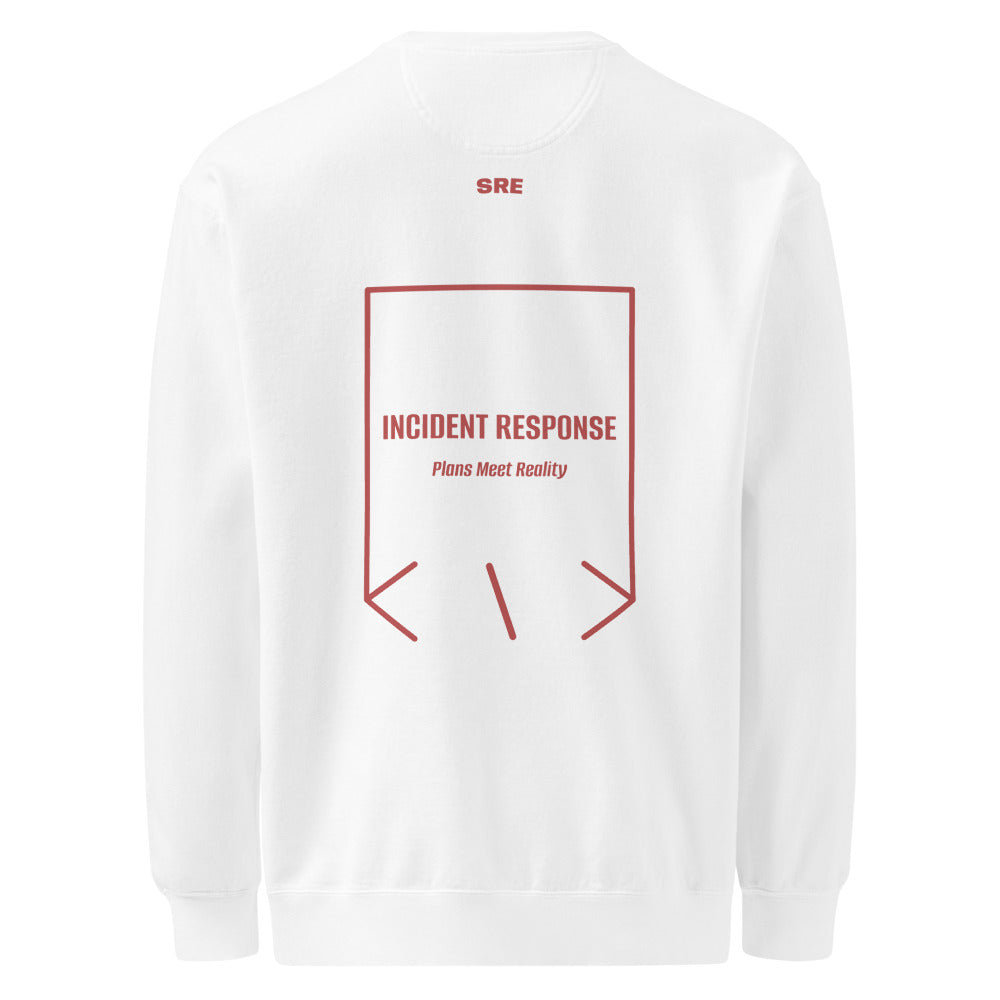 Incident Response — White Crimson back mockup
