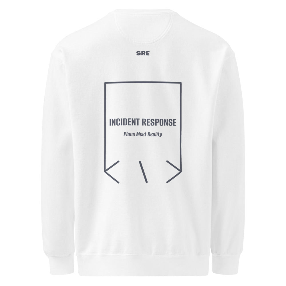 Incident Response — White Denim back mockup