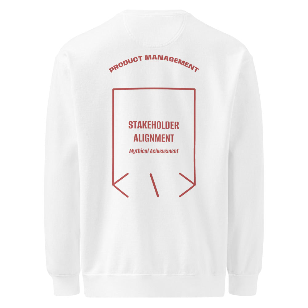 Stakeholder Alignment — White Crimson back mockup
