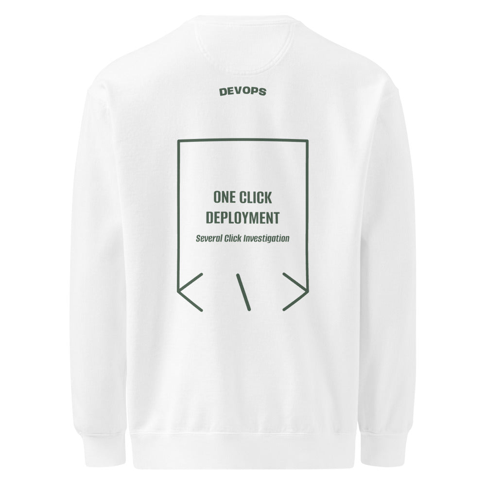 One Click Deployment — White Blue Spruce back mockup