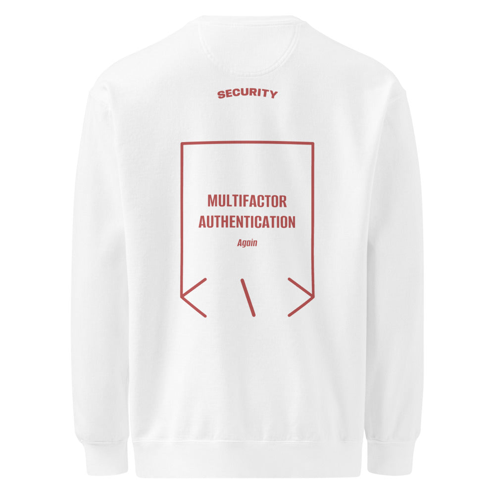 Multifactor Authentication — White Crimson back mockup
